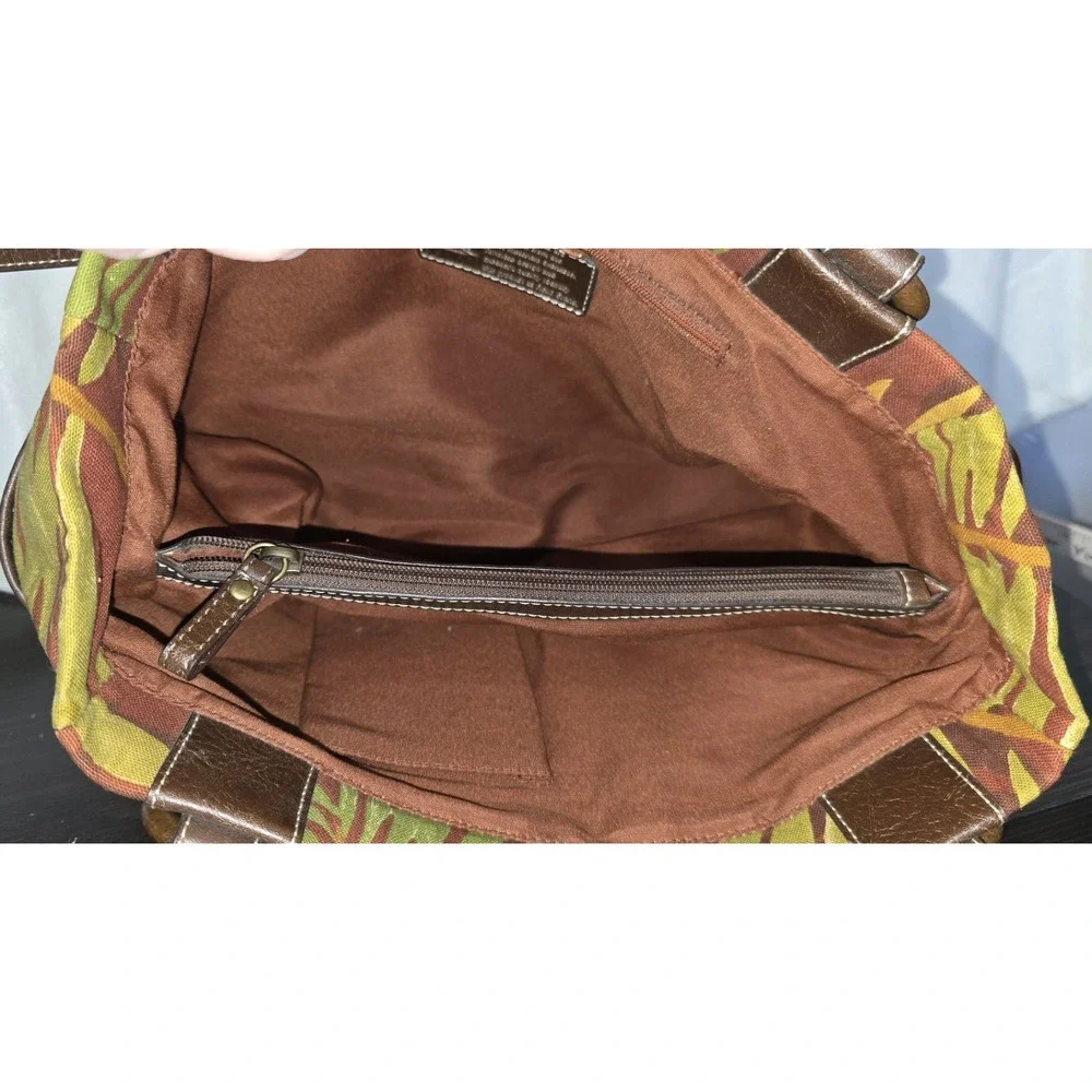 Relic Tropical Floral Canvas‎ Hobo Shoulder Bag Faux Leather canvas Handle Purse